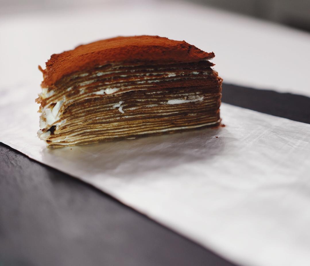 巧克力千层可丽饼