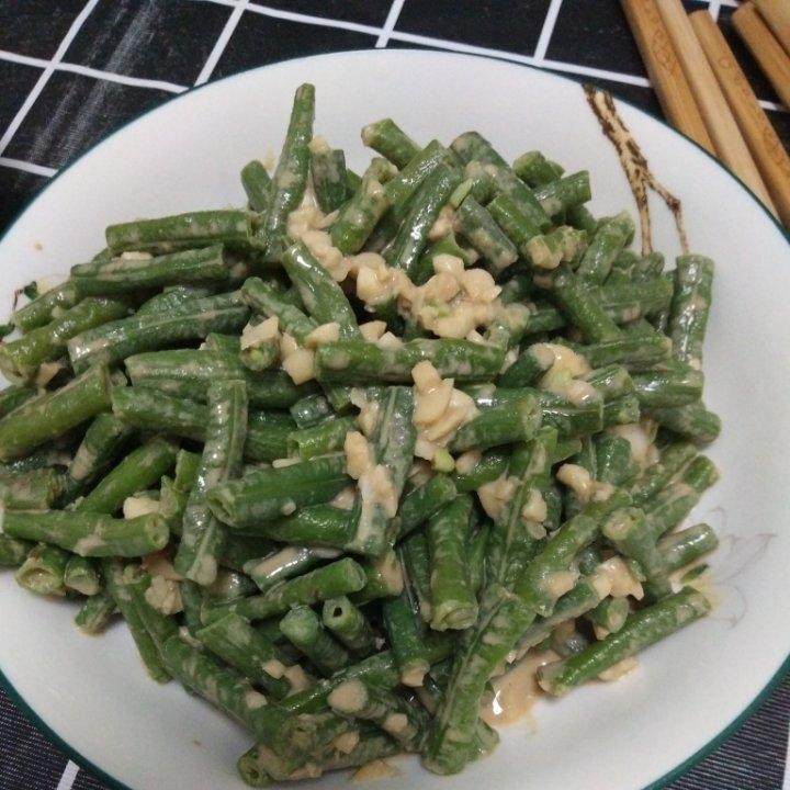 夏日爽口菜 麻酱凉拌豇豆
