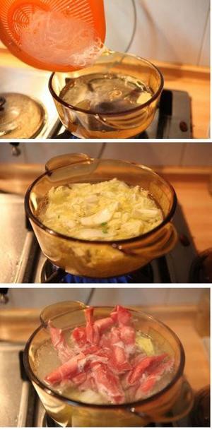 白菜粉丝羊肉汤的做法 步骤2