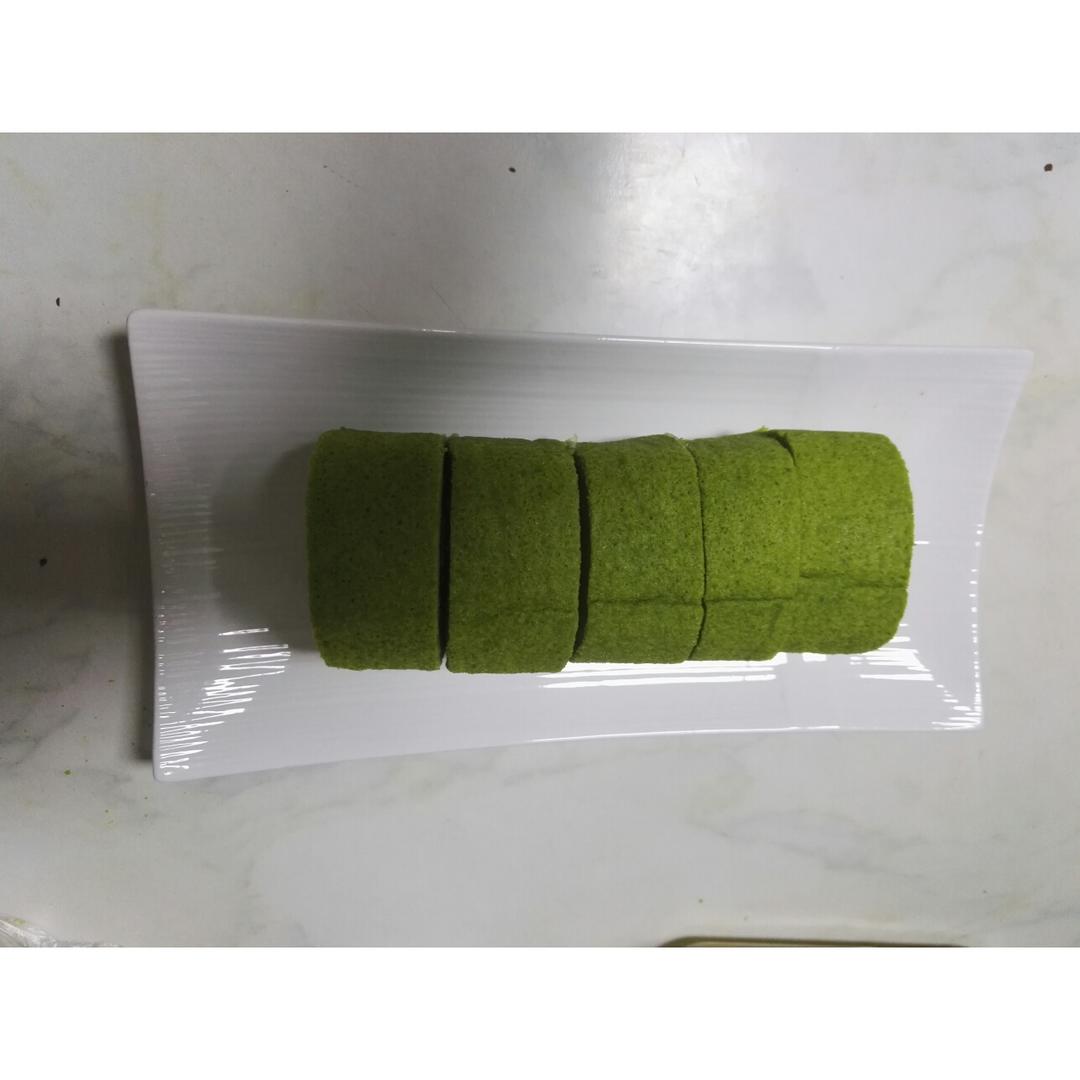 菠菜蛋糕卷（艾叶蛋糕卷)