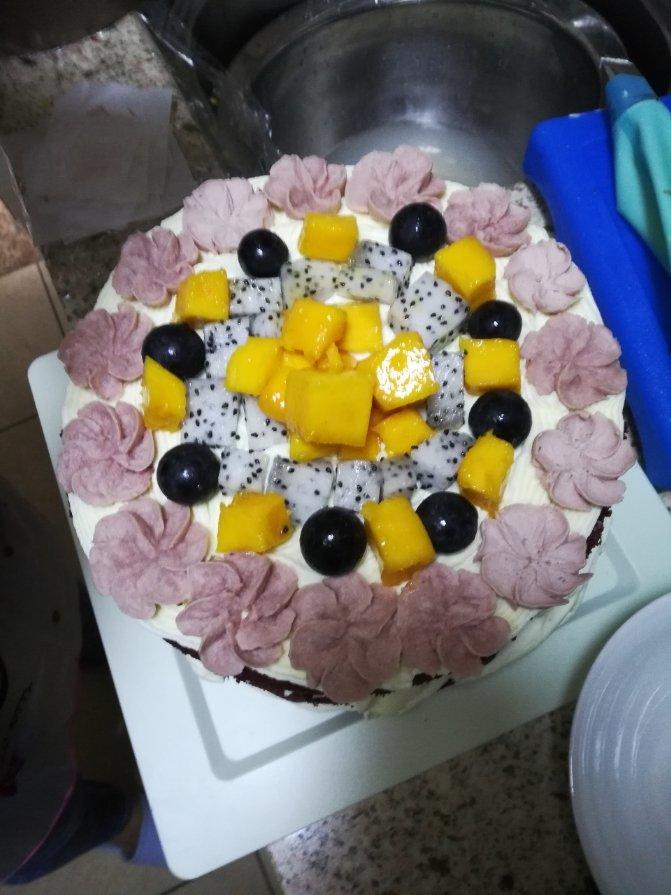 视频菜谱:红丝绒裸蛋糕6寸