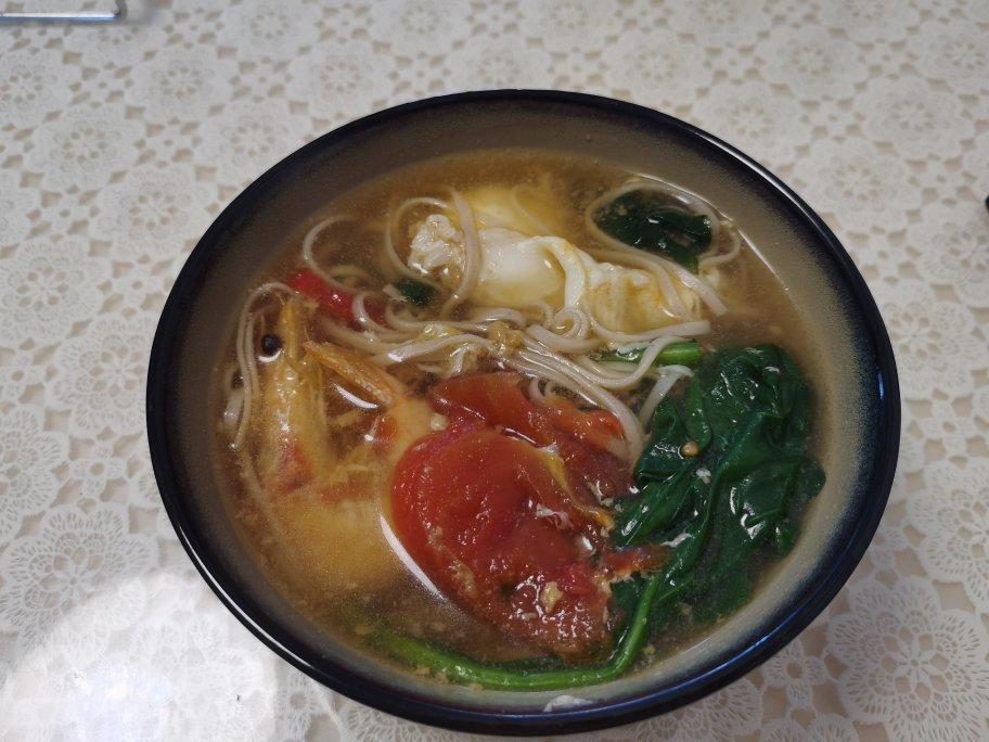 鸡蛋西红柿挂面汤 家的味道