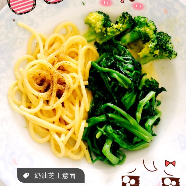 奶油培根意大利面（spaghetti）