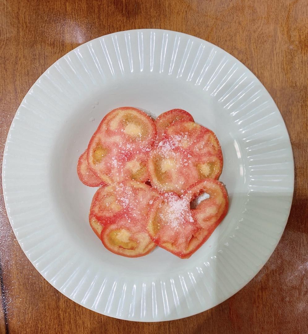 西红柿与白糖的约会