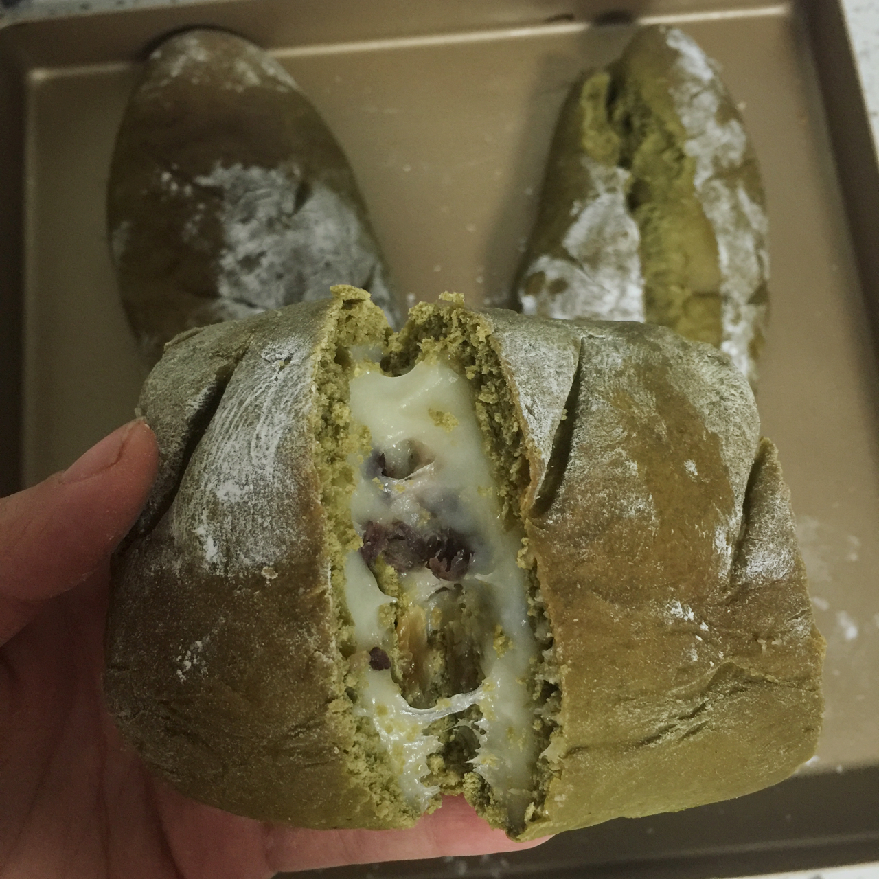 麻薯夹心可可（抹茶）软欧