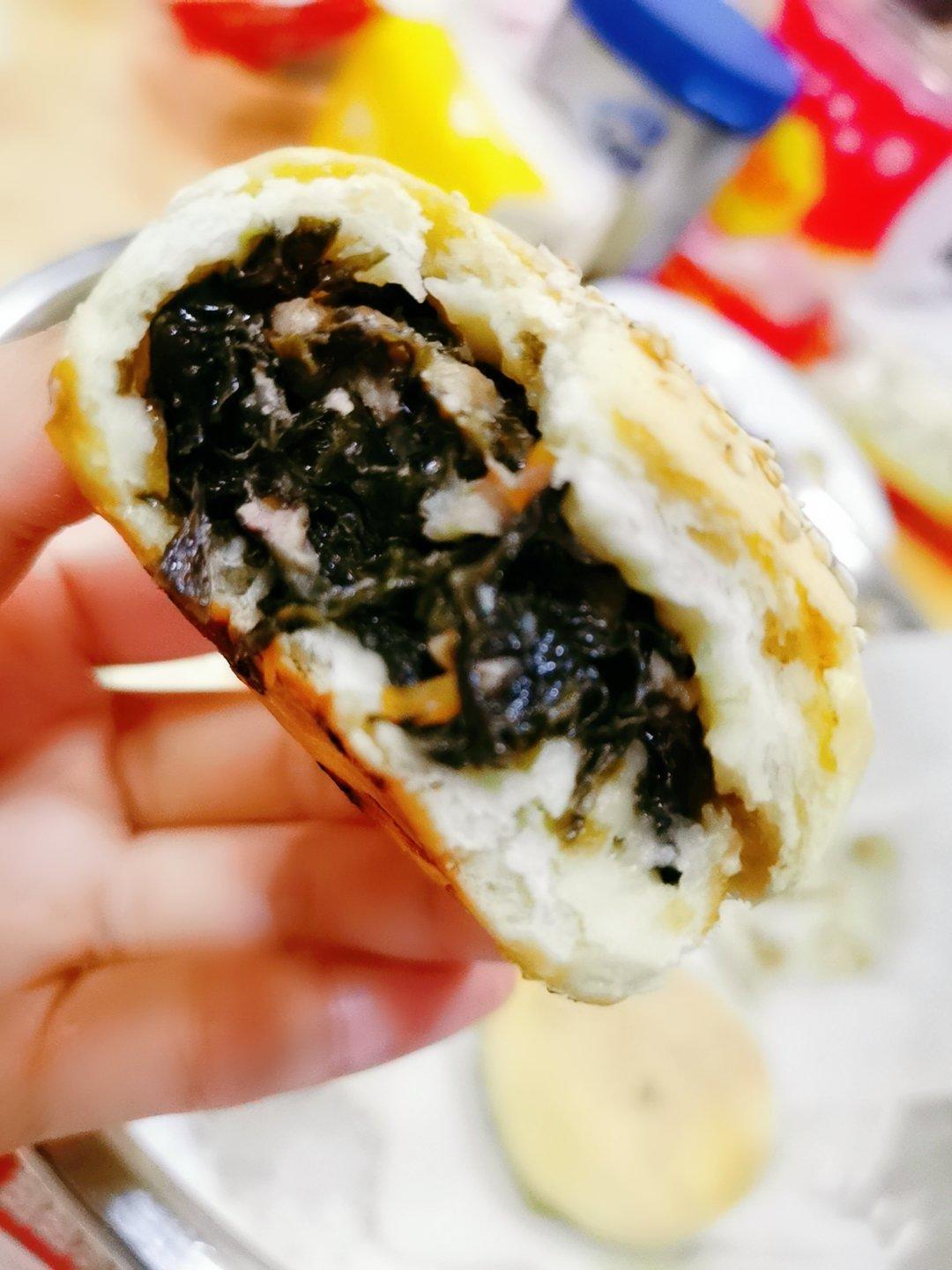 小小薛薛qx做的福清紫菜饼光饼