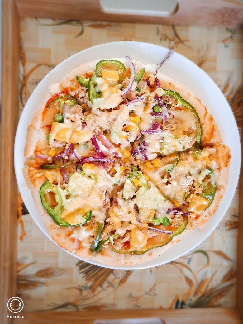 金枪鱼火腿pizza
