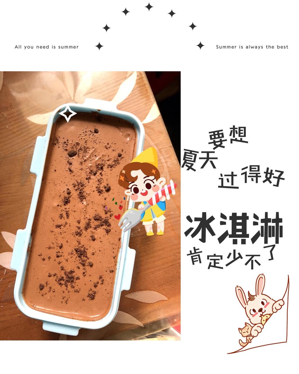 拒绝生蛋，巧克力冰淇淋
