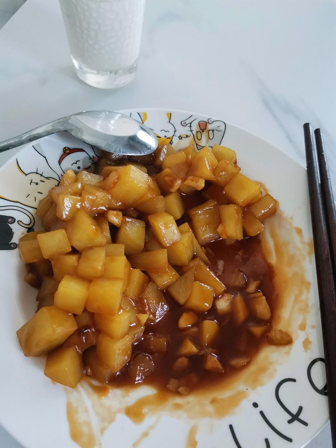 土豆🥔的灵魂吃法，烧土豆，孩子的最爱❤️