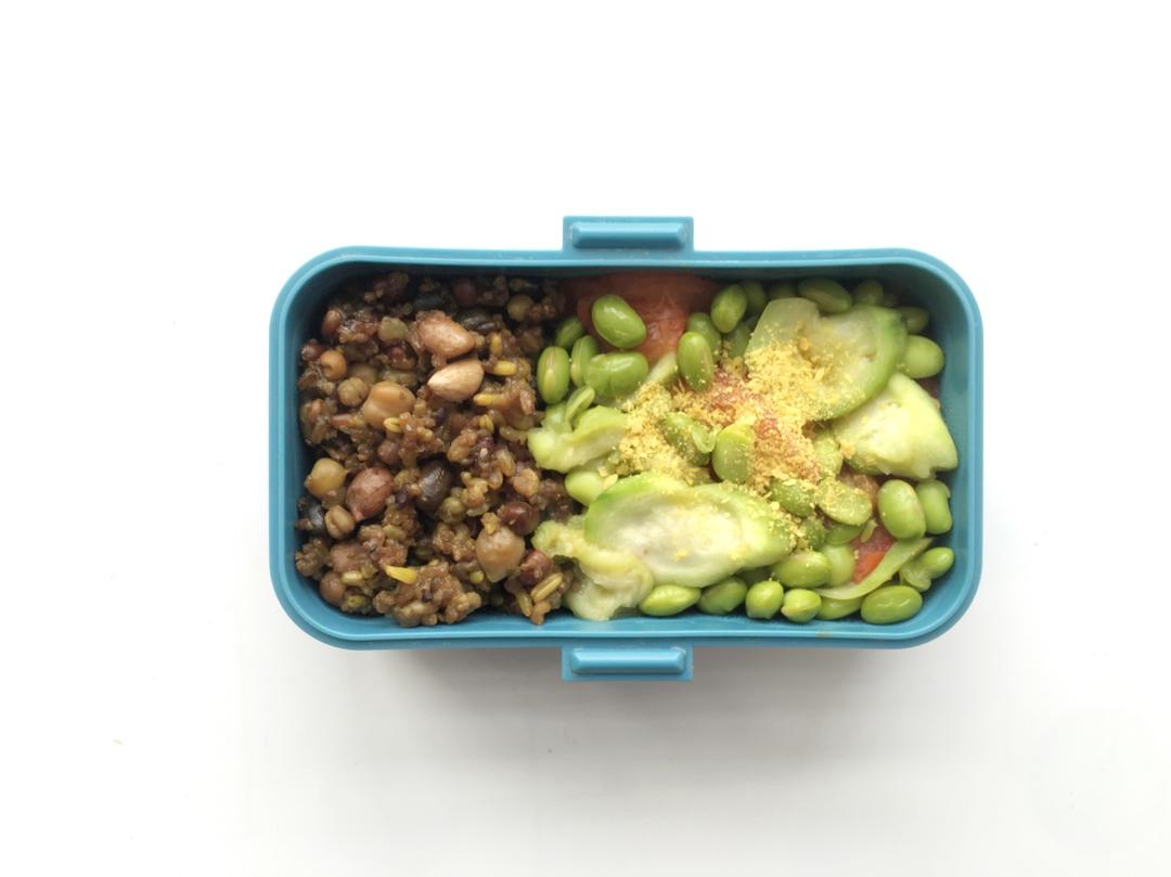 江南春天之丝瓜炒毛豆