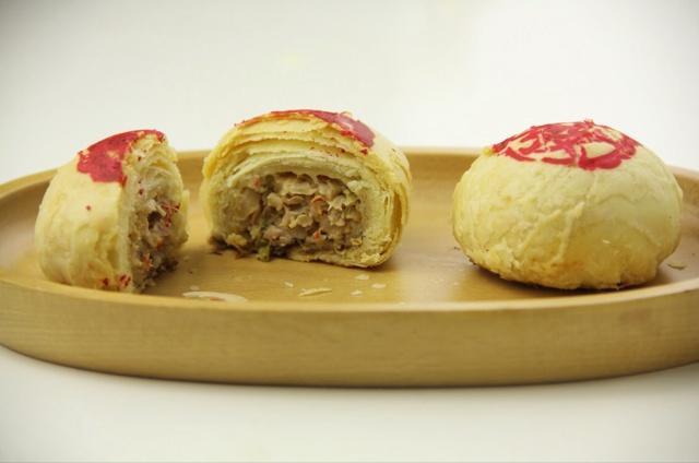 苏式榨菜鲜肉月饼的做法