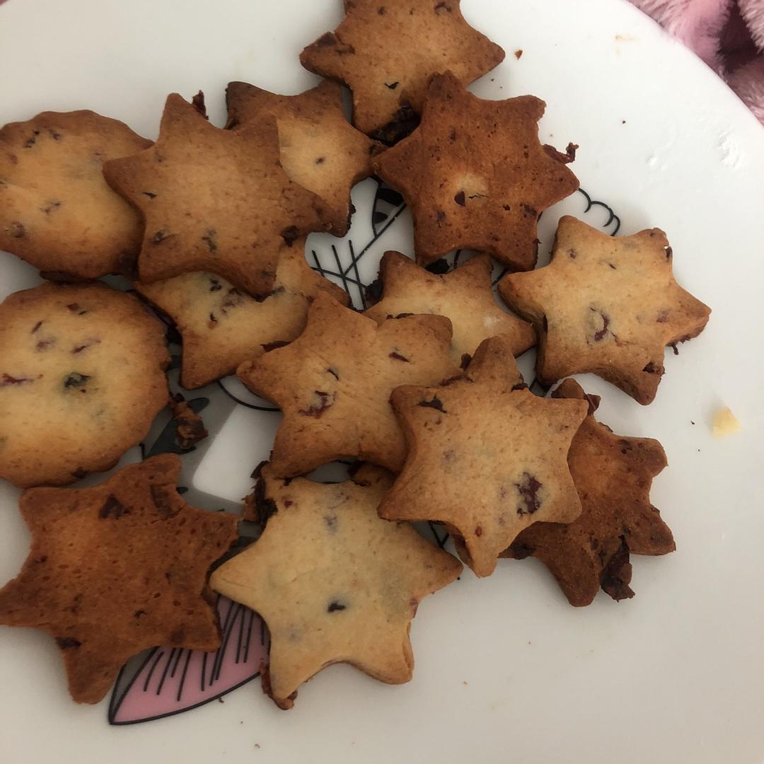 低糖少油版蔓越莓饼干