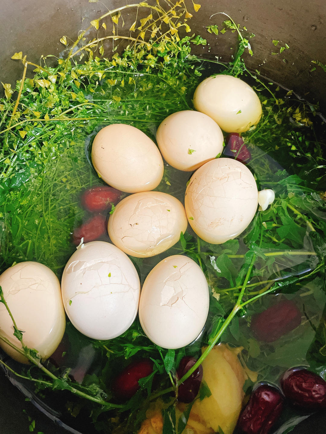 三月三.荠菜煮鸡蛋