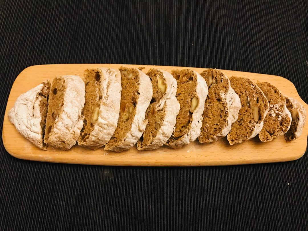 黑麦核桃红糖面包