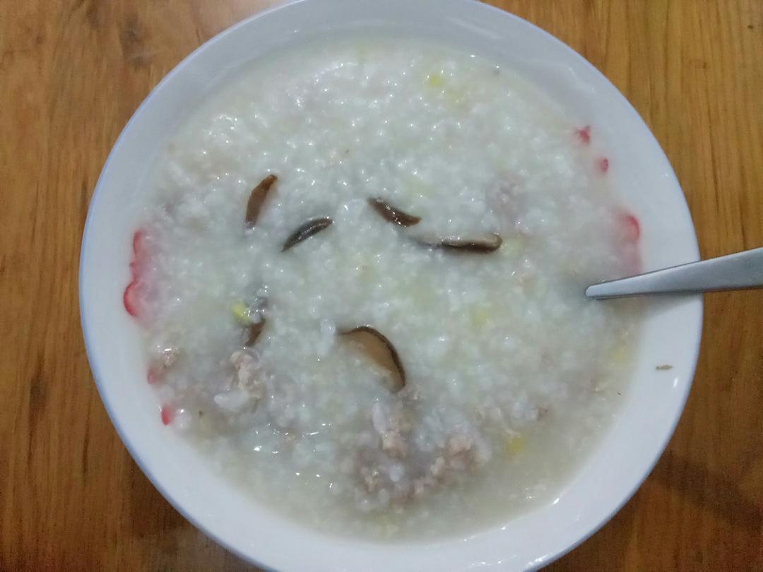 香菇瘦肉粥