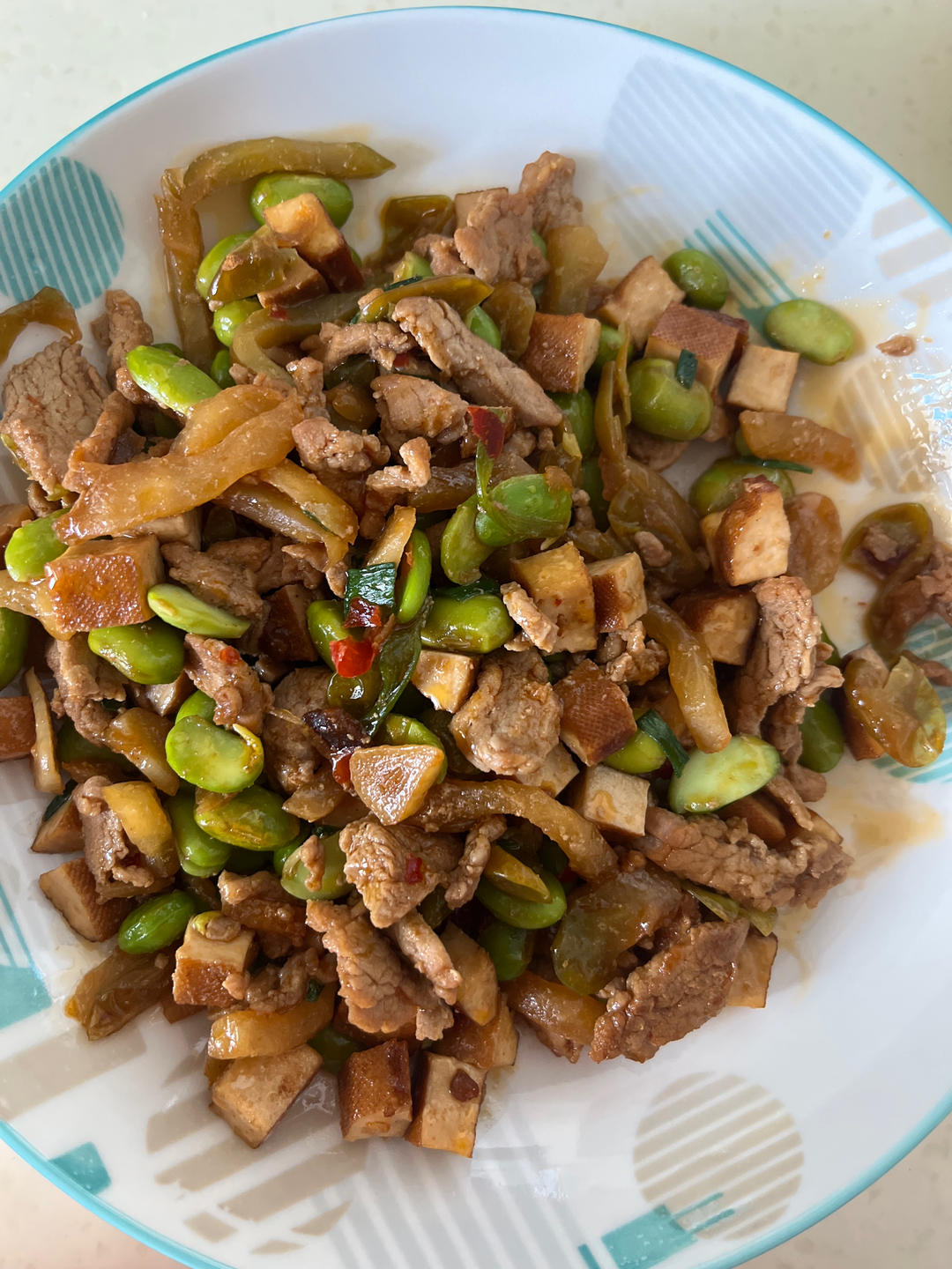 毛豆炒香干｜家常小炒