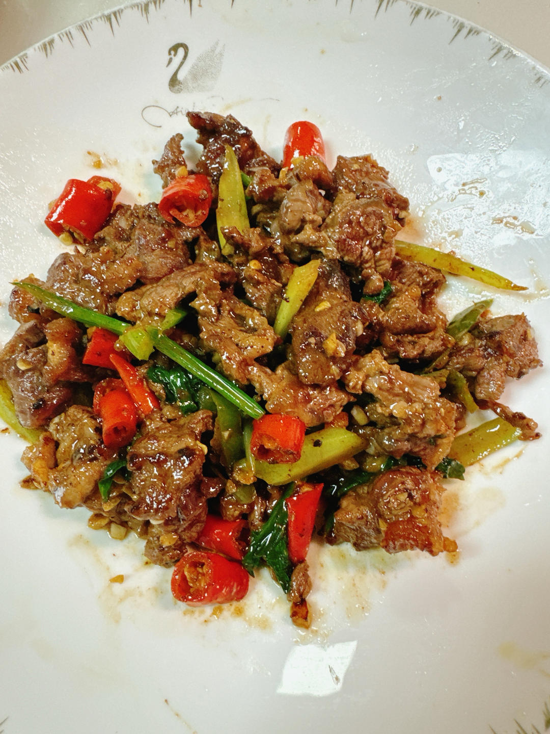 小炒牛肉（肉嫩味香）