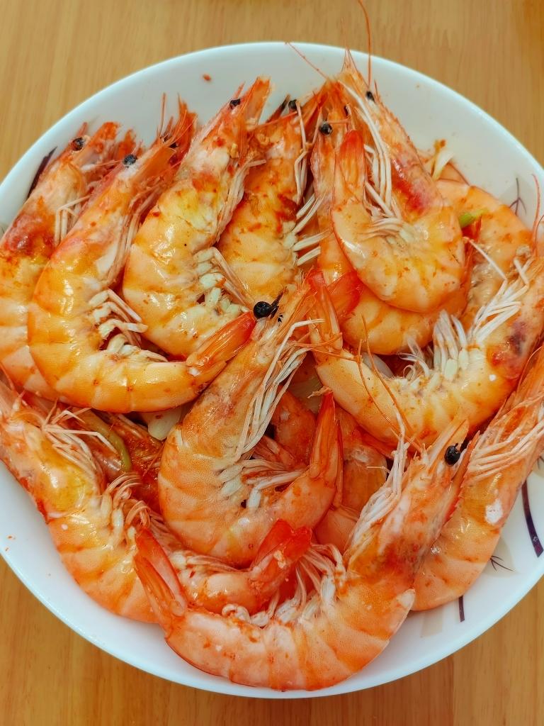 补血益气的白灼大虾的做法