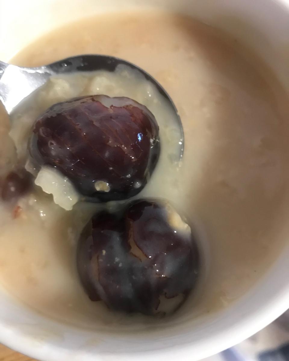 香蕉牛奶燕麦大米粥