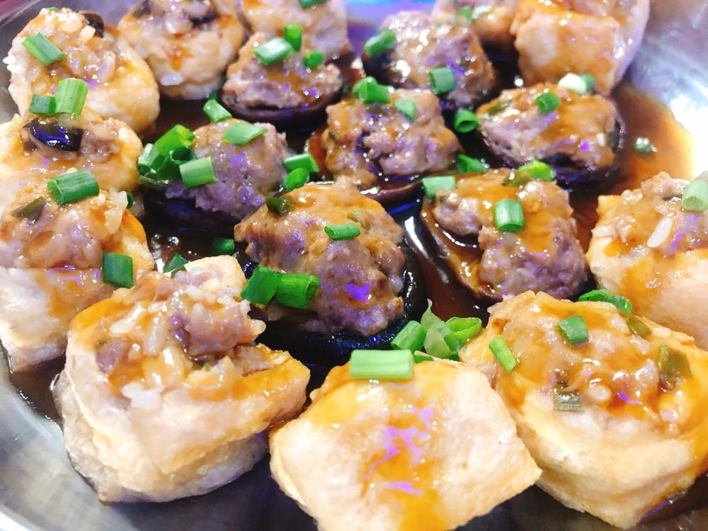 客家糯米酿豆腐