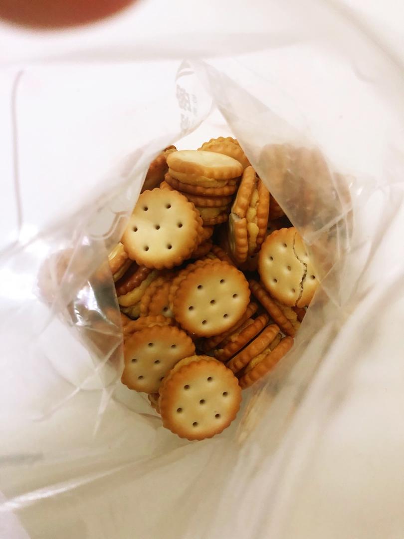 🔥超级拉丝的咸蛋黄纽扣饼干