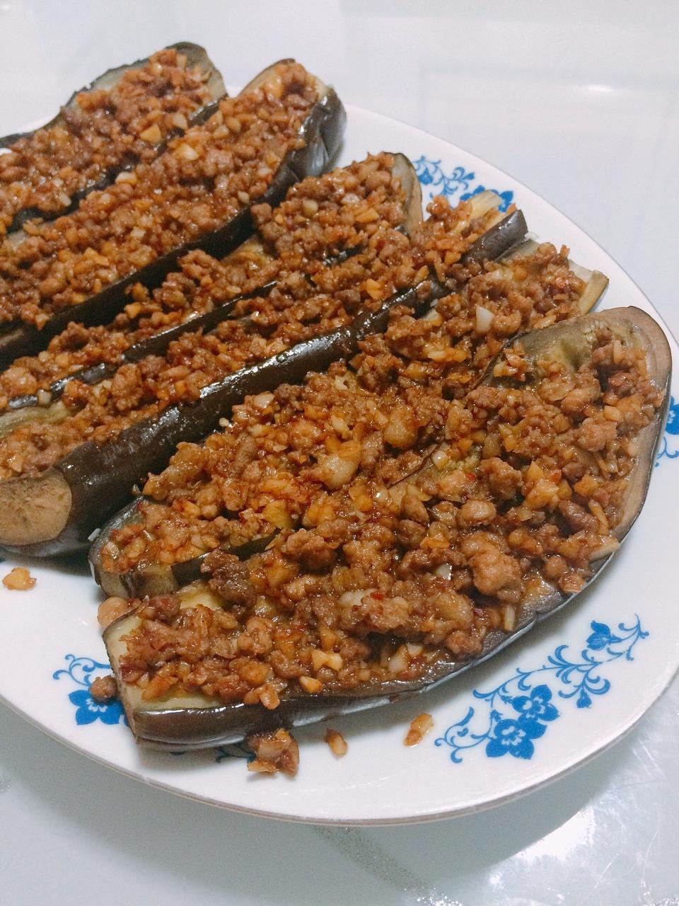 【微波炉烤茄子】