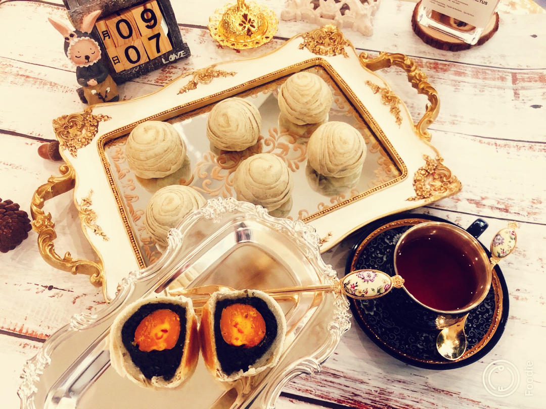 黑芝麻螺旋酥|黑金经典搭配，点心也很时尚！