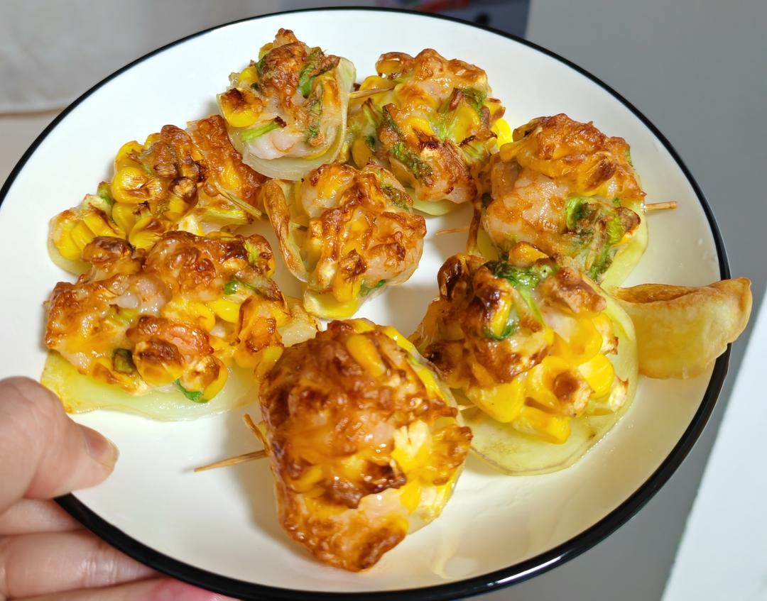 土豆虾滑（空气炸锅版）