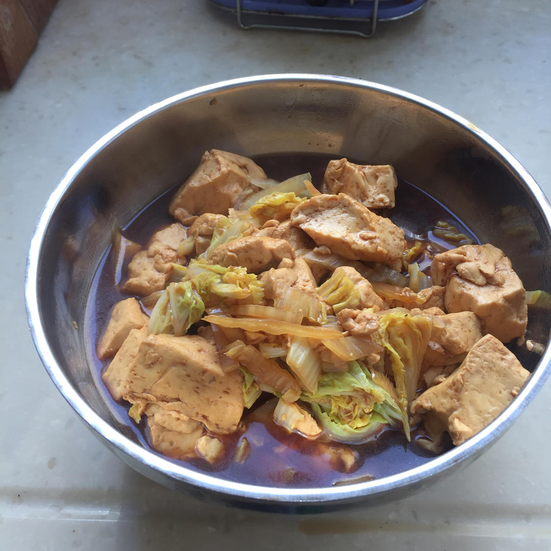豆腐炖白菜