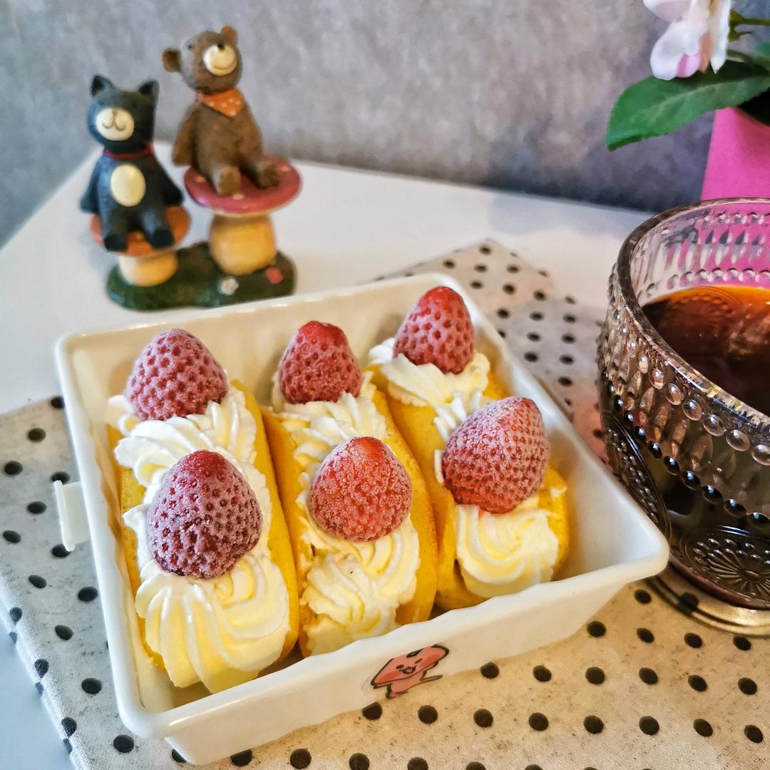 超详细草莓抱抱卷攻略，消耗奶油