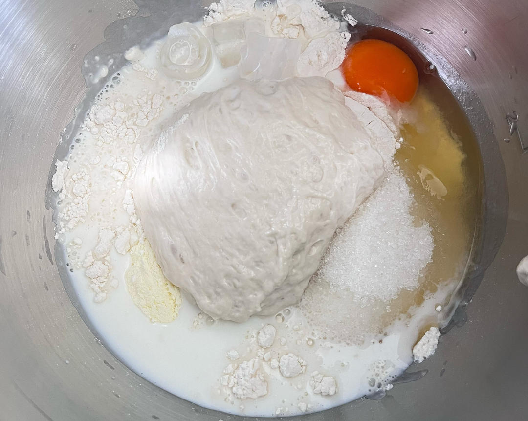 纯奶手撕吐司的做法 步骤1