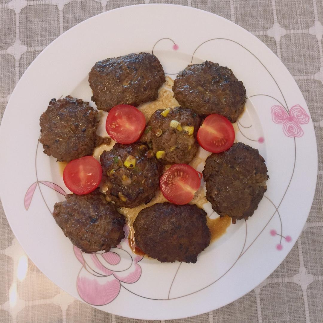 小孩子最爱的汉堡牛肉饼