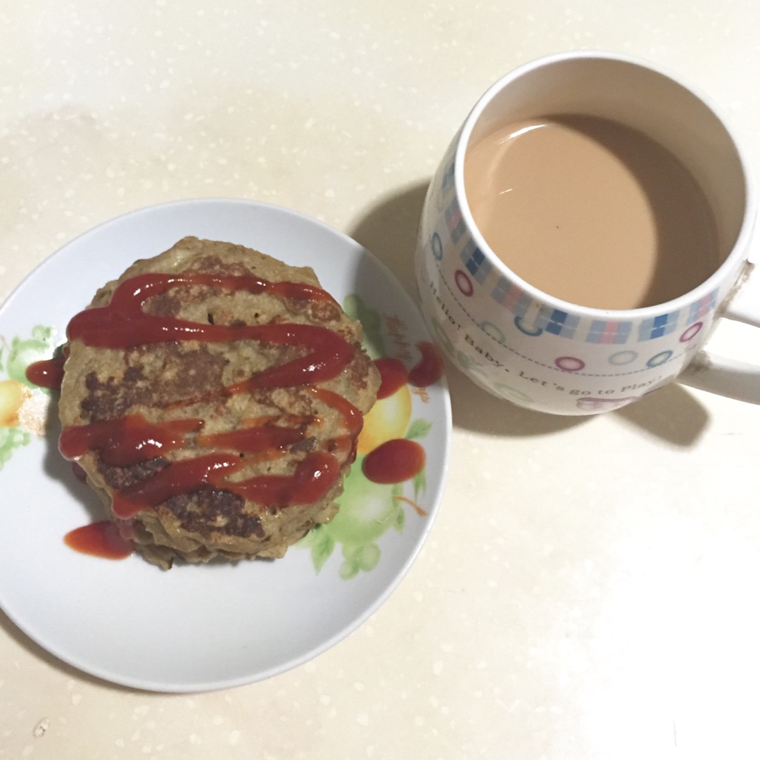 无面粉无油无糖健康Pancake