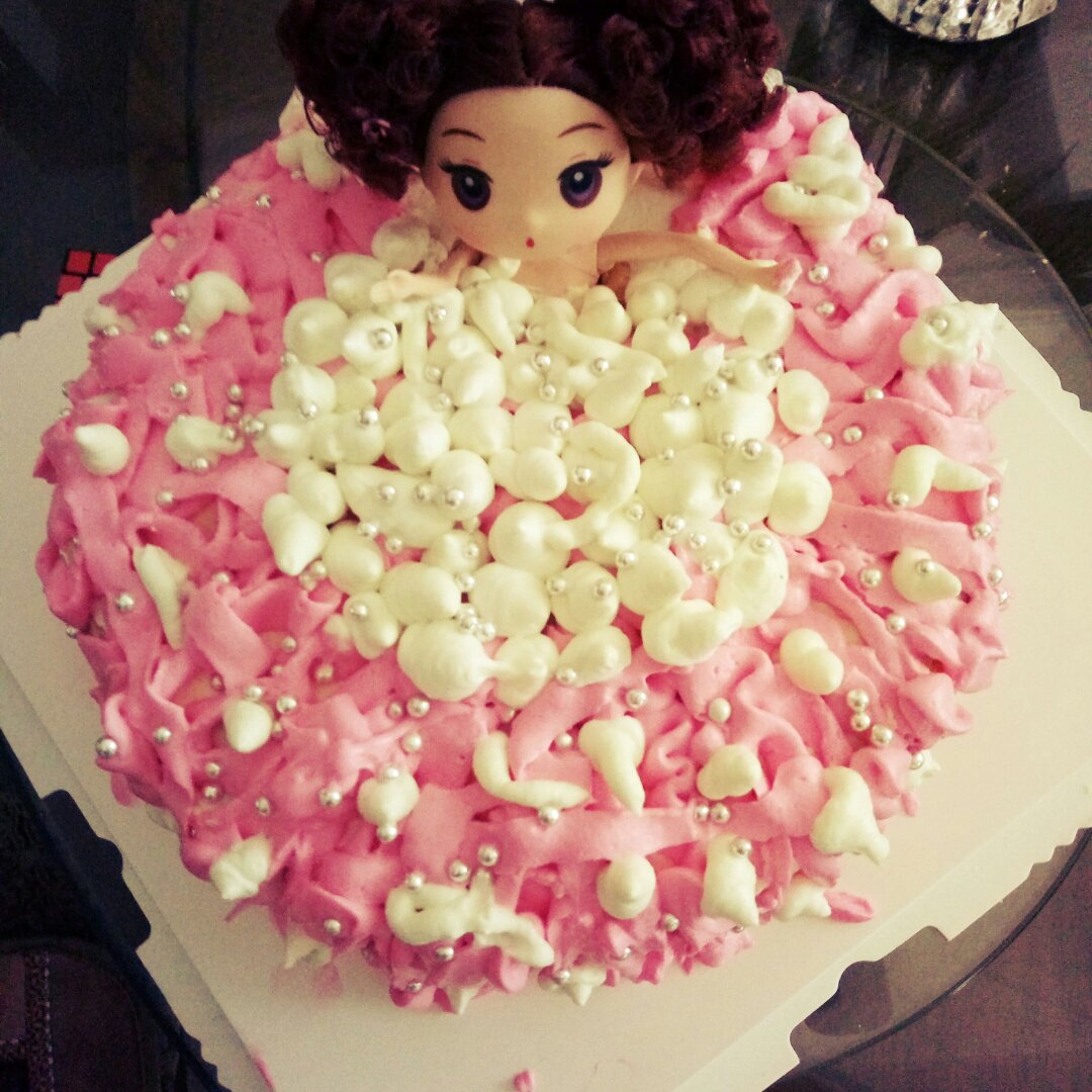 芭比娃娃洗澡蛋糕