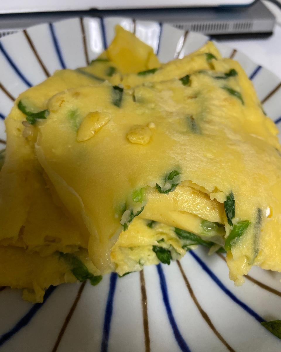 快速早餐鸡蛋葱花饼