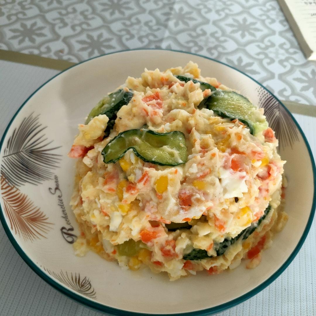 🔥爆好吃的鸡蛋土豆泥沙拉