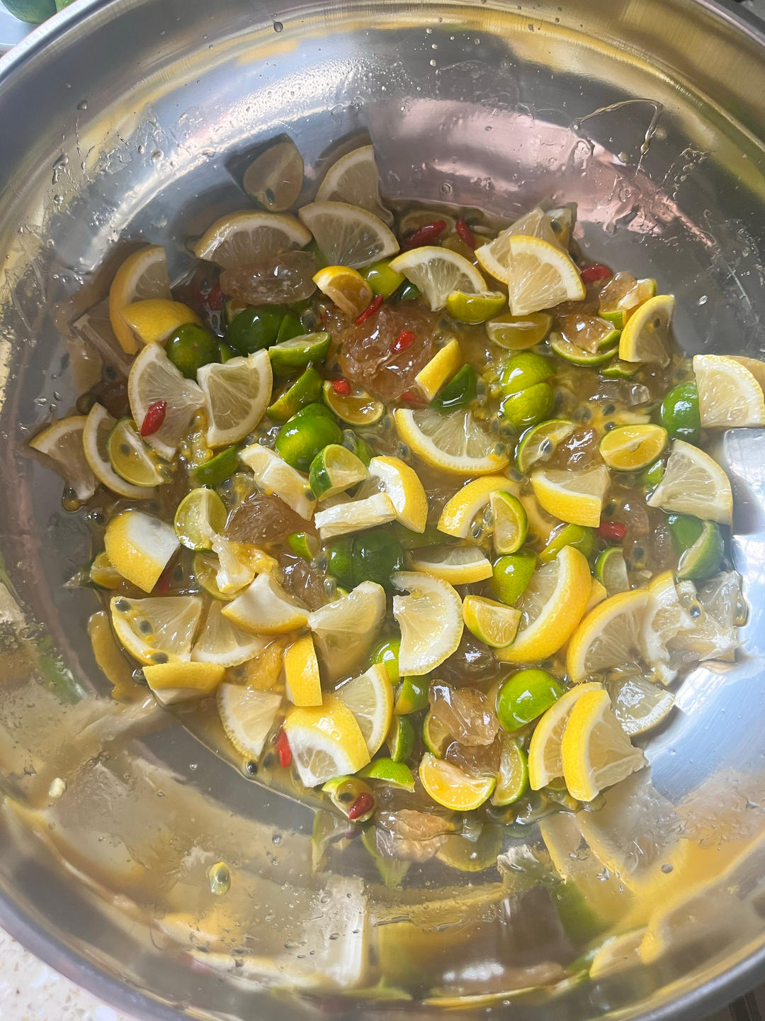 夏天必备【百香果青桔柠檬茶】