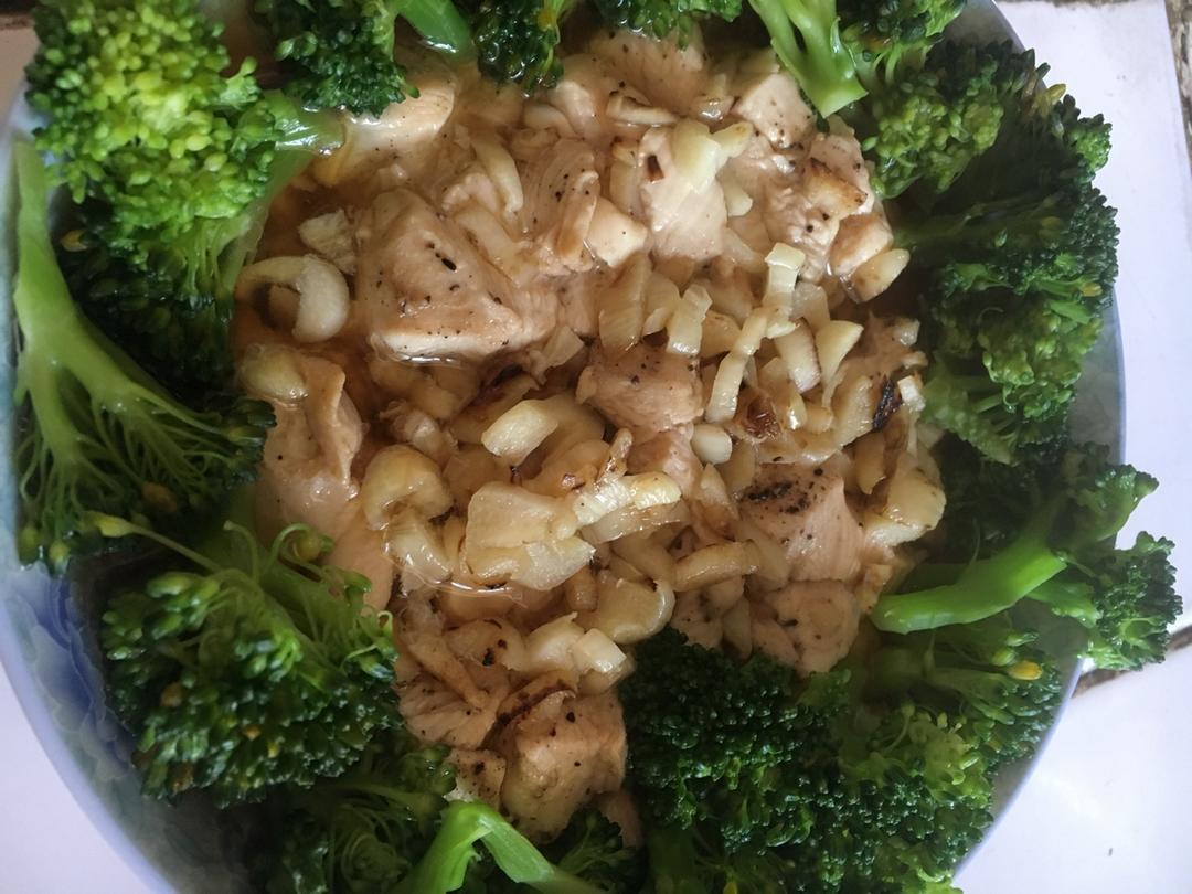 蒜蓉蒸鸡胸（鸡腿）