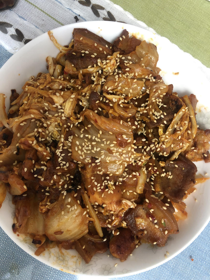 🔥爆好吃的韩式五花肉泡菜拌饭❗️