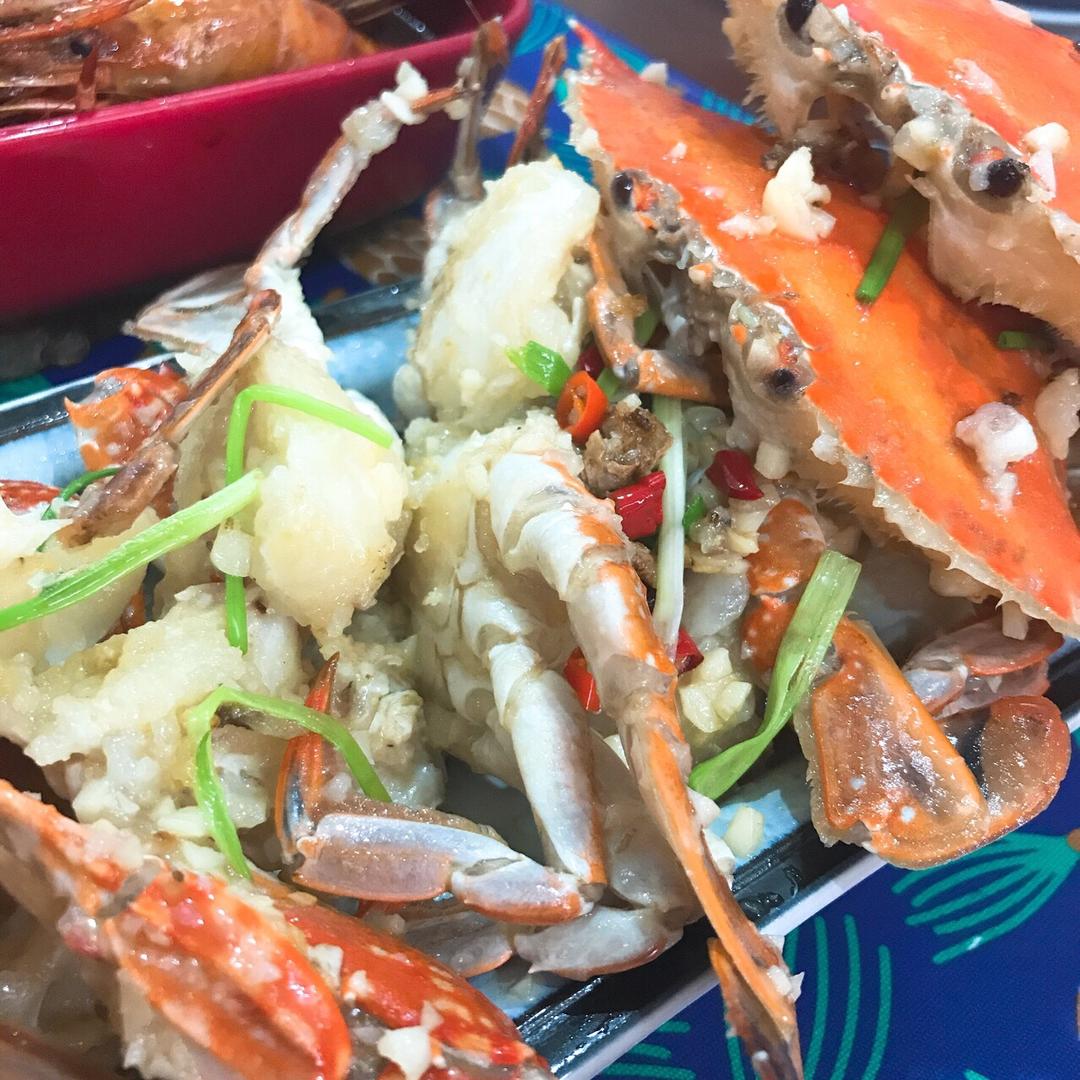 姜葱炒梭子蟹