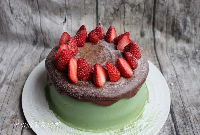 草莓抹茶巧克力蛋糕