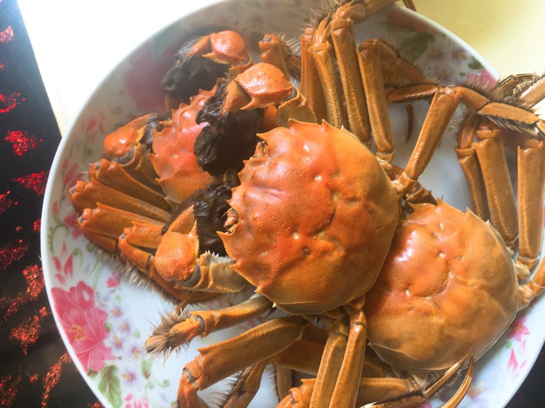 清蒸大闸蟹