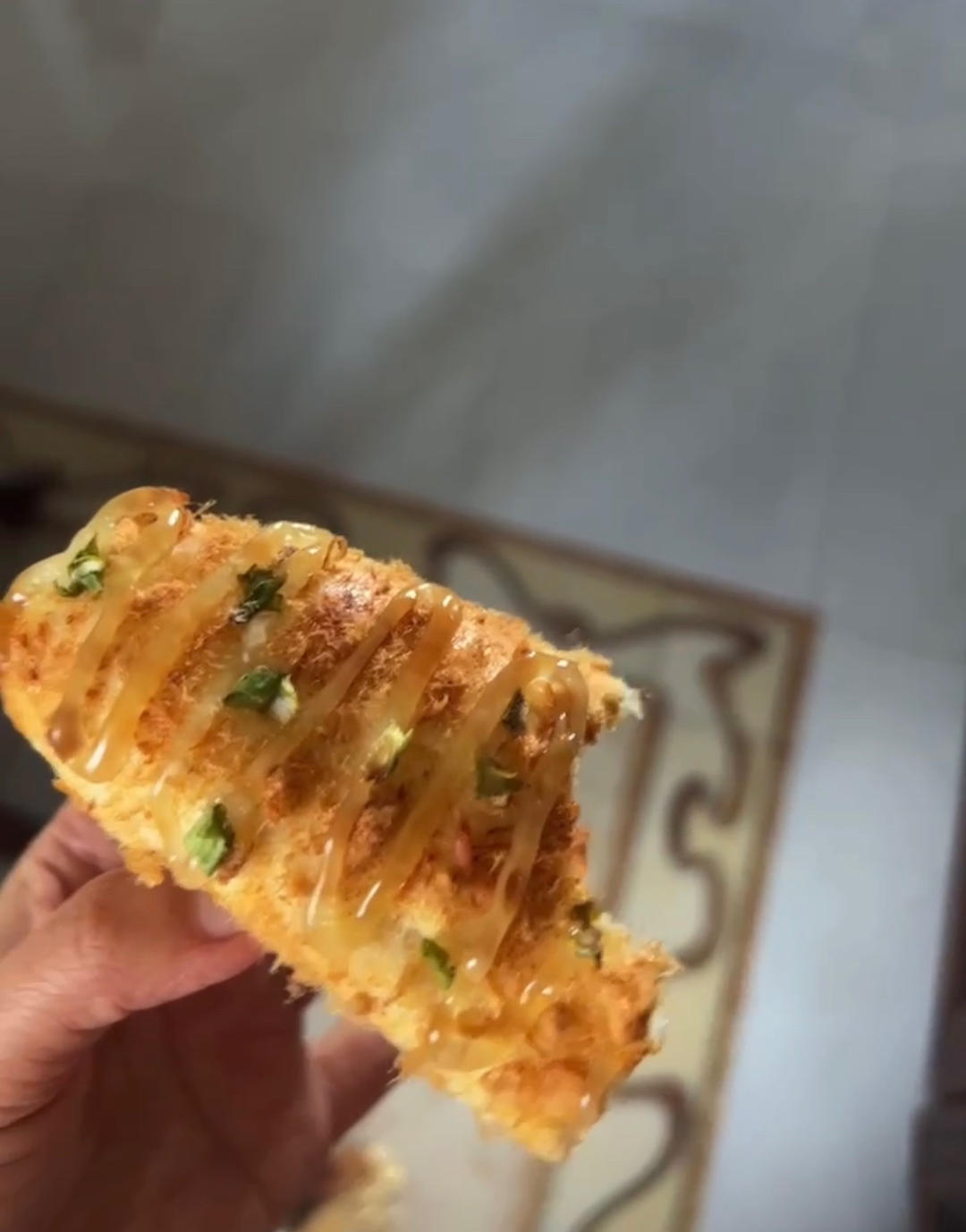 超软沙拉酱肉松面包条，外形立体不塌的面包万能面团，易出膜新手友好！