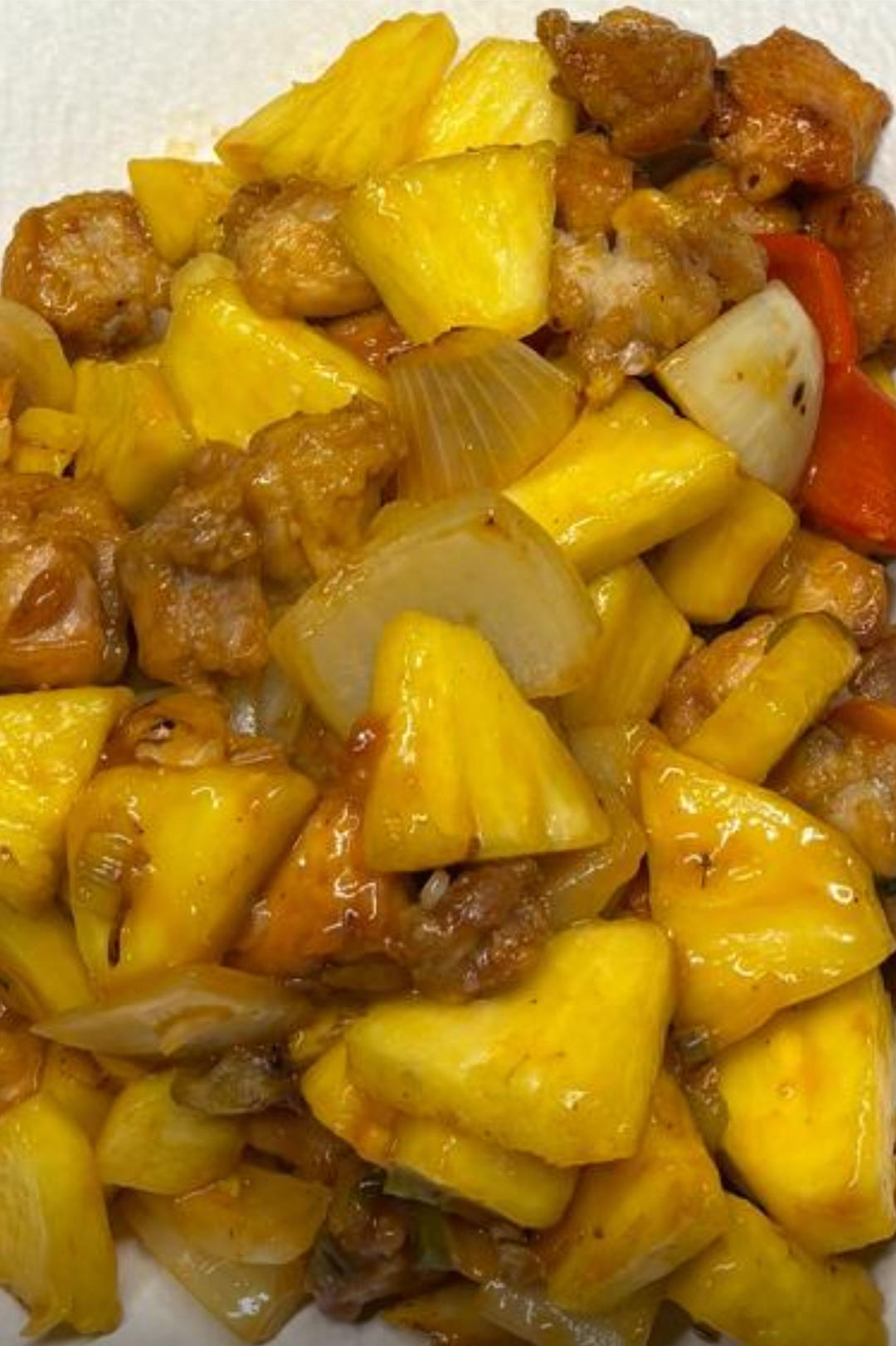 菠萝咕噜肉（鸡胸肉版）