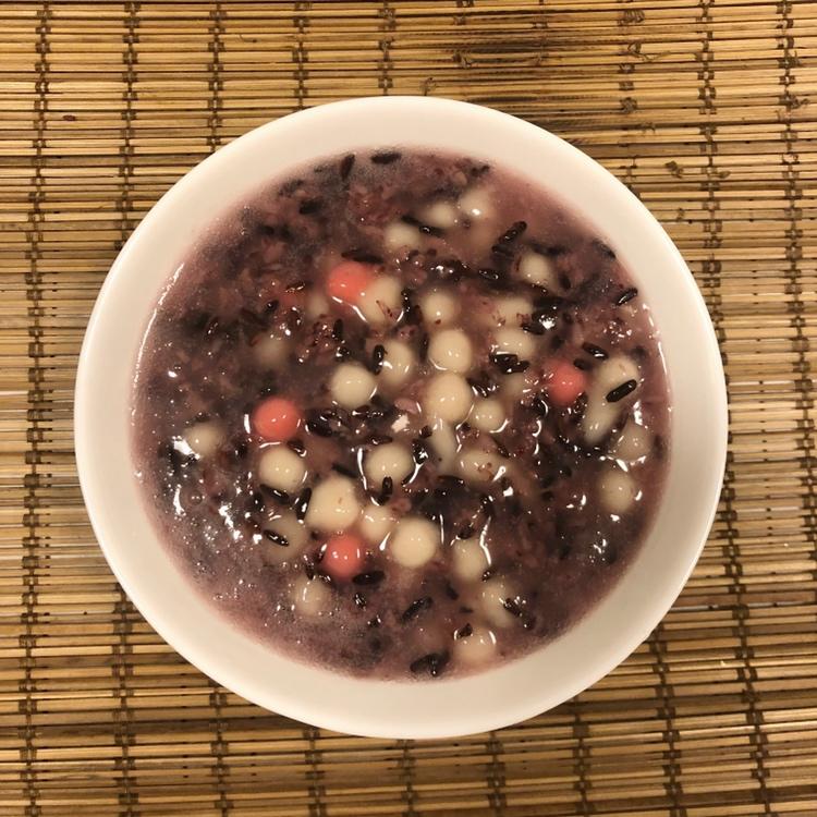 酒酿赤豆元宵
