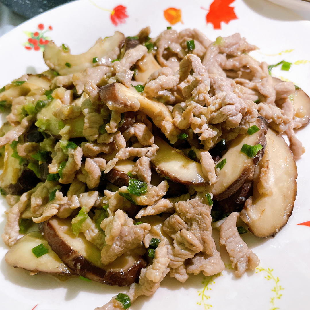 香菇炒肉片