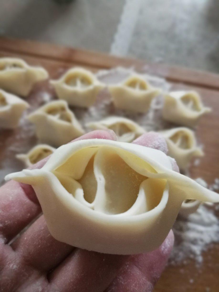 蝴蝶抱蛋煎饺（蝴蝶花样煎饺包法解析）