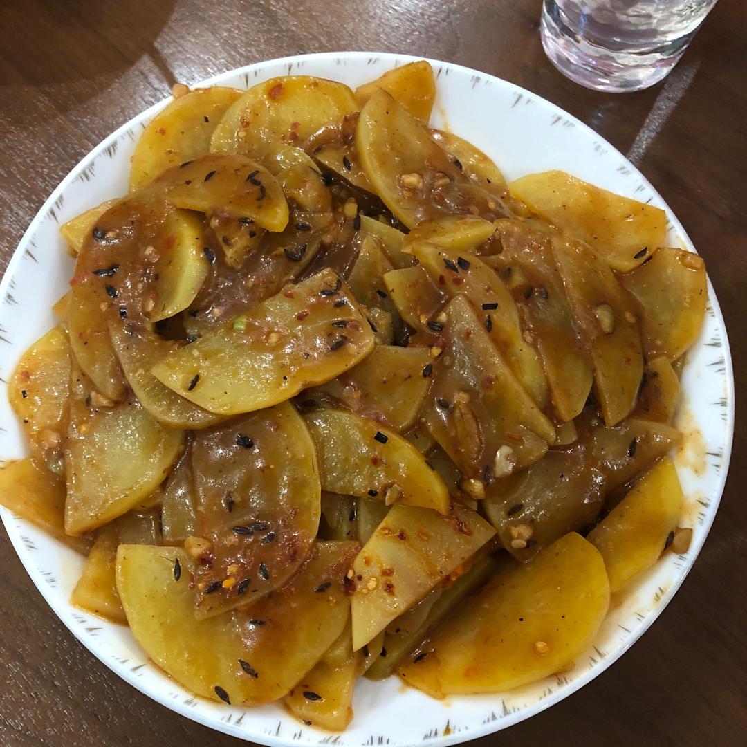 辣串土豆片（图片有些……）