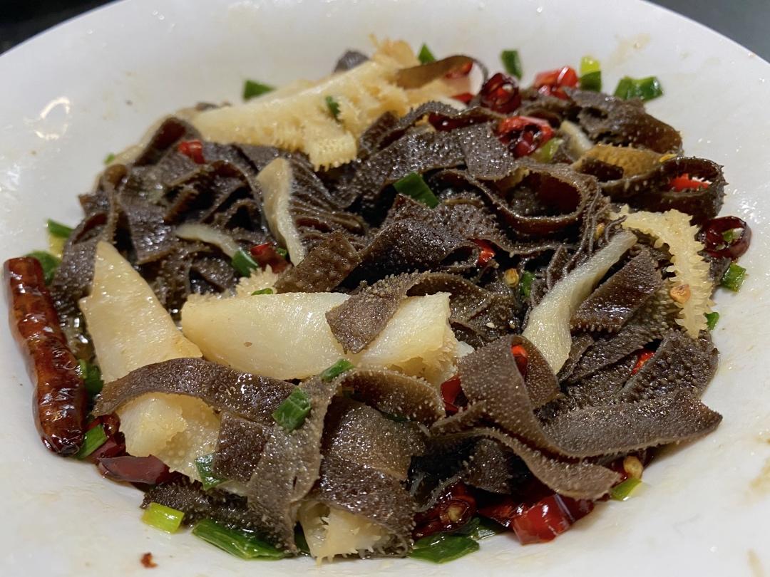 简单又下饭的油泼牛百叶