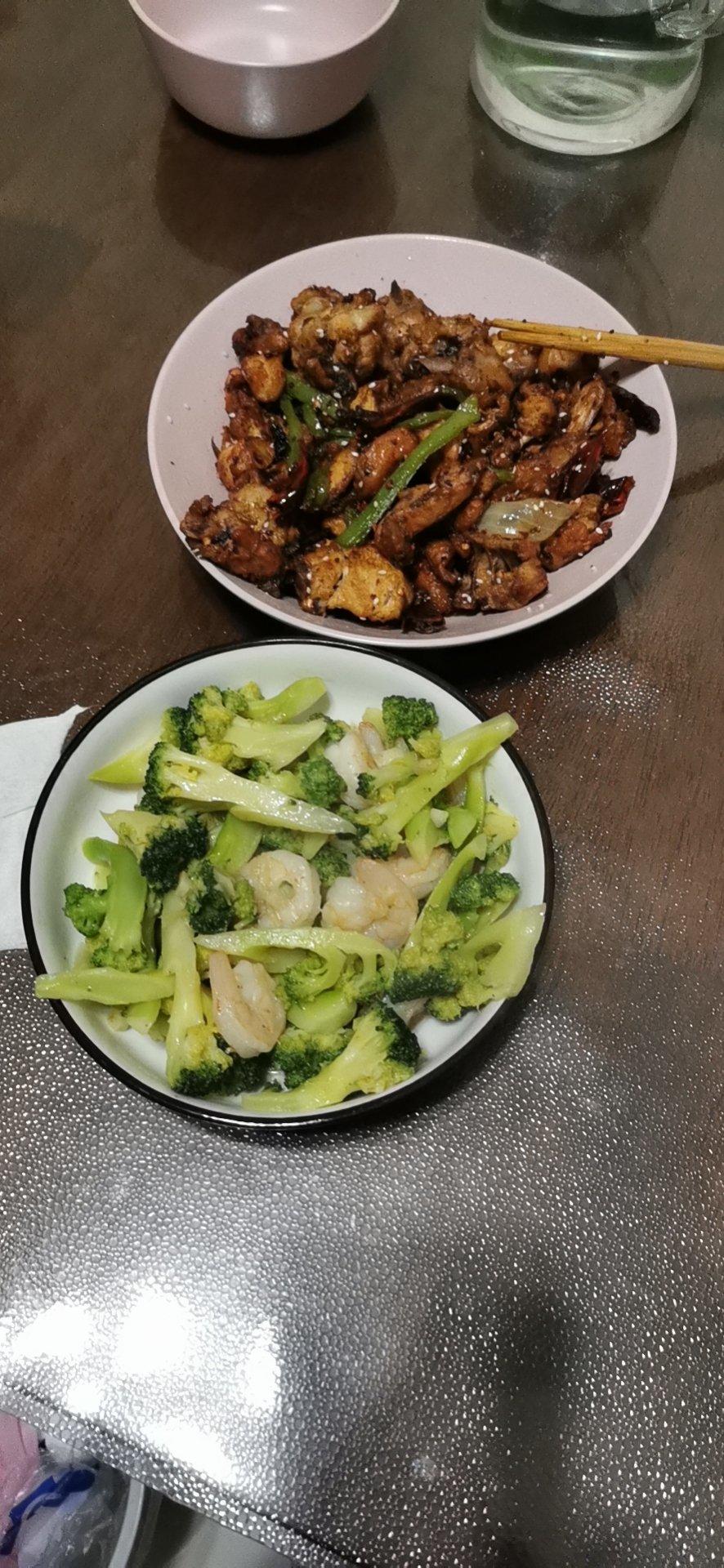 西兰花炒虾仁🍤